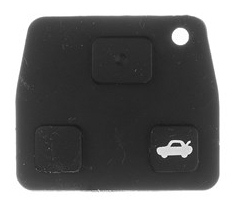 hook 3792...RKA005..toyota rubber insert 3 button for remote pod 3D TRP1 KMS2314