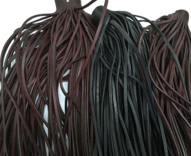 Loose 120cm Oiled Kip Leather Laces (per pair) - Shoe Care Products/Shoe String Laces