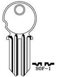 hook 9012..jma = SOF-1 Sofer - Keys/Cylinder Keys- General