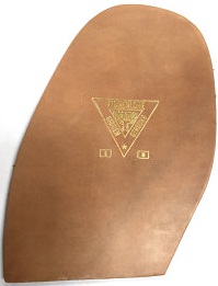 Gruben Oak Bark Leather 1/2 Soles 3.5mm (10 Pair) - Shoe Repair Materials/Leather Soles