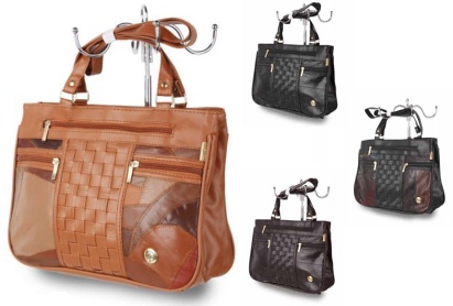 .LT210E Patchwork Leather Hand Bag - Leather Goods & Bags/Holdalls & Bags