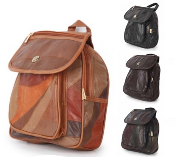 LT642A Ladies Backpack/Shoulder Bag in Nappa Leather - Leather Goods & Bags/Back Packs