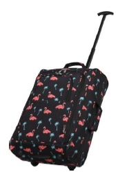 TB023-375 Black Flamingo 21 Trolley Bag - Leather Goods & Bags/Luggage