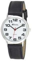 R0105061 RAVEL GENTS WATCH Black Strap - Watch Accessories & Batteries/Watches