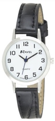 R0125022 RAVEL LADIES WATCH Black Strap (was R0102022) - Watch Accessories & Batteries/Watches