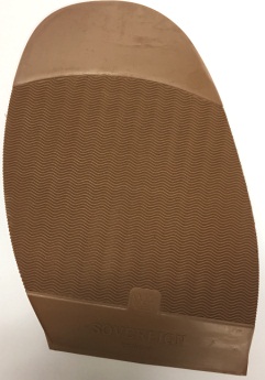 Sovereign Exclusive Mini Rib 1/2 Soles Caramel (10 pair) 1122L - Shoe Repair Materials/Soles