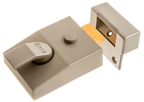 Zone 60mm Nightlatch Grey Case 8260/GR/V Visi Pack - Locks & Security Products/Rim Cylinder Locks
