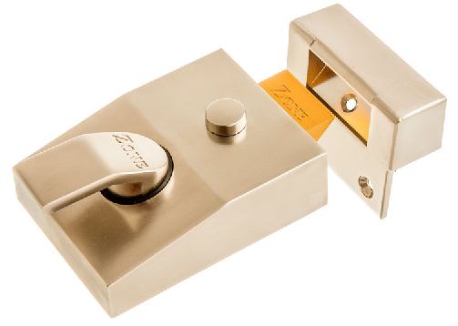 Zone 60mm Nightlatch Chrome Case 8260/SCP/V Visi Pack - Locks & Security Products/Rim Cylinder Locks