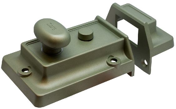 Zone Traditional Nightlatch Green Case 8000/GREEN/V Visi Pack - Locks & Security Products/Rim Cylinder Locks