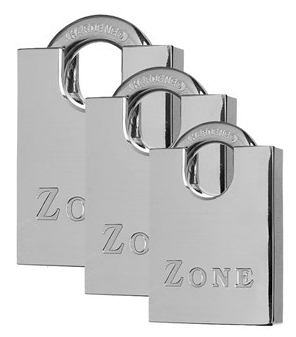 Zone 100 Series Brass Closed Shackle Padlock - Locks & Security Products/Padlocks & Hasps