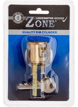 Zone1000 Rim Cylinder (6 Pin) Vizi Pack