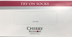 Cherry Blossom Try on Socks (Pack 120) - Shoe Care Products/Cherry Blossom