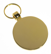 R5534 Gold Large Disc Pet Tag - Engravable & Gifts/Pet Tags