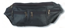 1445 Sheep Nappa Bum Bag With 7 Zips - Leather Goods & Bags/Bum Bags & Small Leather Bags
