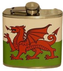 ...X56066 Wales Flask Display Box - Engravable & Gifts/Flasks