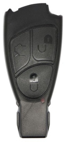 hook 3832 MERC3 3D Mercedes Smart Key 3 BUTTON But no Chrome - Keys/Remote Fobs