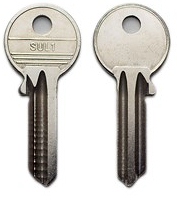 hook 6104...SUL1 Steel NP 5 pin Universal Blanks H0521S - Keys/Cylinder Keys- General