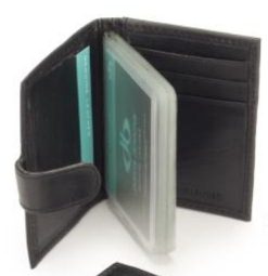 E108 Leather Credit Card Holder - Leather Goods & Bags/Wallets & Small Leather Goods