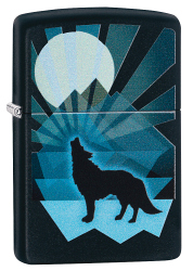 Zippo 29864 Wolf & Moon Design