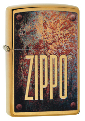Zippo 29879 Rusty Plate Design - Zippo/Zippo Lighters