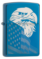 Zippo 29882 Eagle & Flag Design