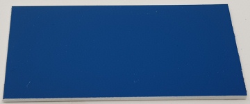 Flexible Micro Laminates 1.6mm Blue on White (to be cut) - Engravable & Gifts/Laminates