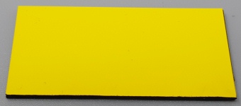 Flexible Micro Laminates 1.6mm Yellow on Black (to be cut)
