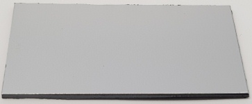 Metallic Micro Laminates 1.6mm Brushed Silver on Black Interior (to cut) - Engravable & Gifts/Laminates