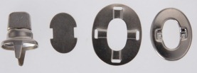 Turnbutton (for leather 4 parts) NP - Fittings/Turn Locks