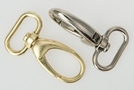 Die Cast Oval Bag Hook 59mm long 25mm Strap - Fittings/Hooks