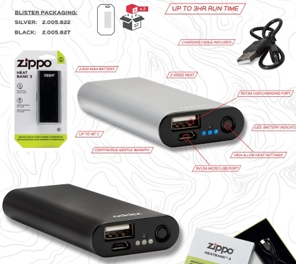 Zippo Heat Bank 3 (Blister Pack) - Zippo/Zippo Hand Warmers