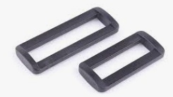 Rectangular Rings Black Plastic - Fittings/Plastic Fittings