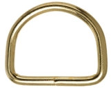 Metal D Rings Gilt code 888 - Fittings/D Rings & Loops