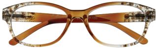 31Z PR47 Brown/Brown Marble Zippo Reading Glasses