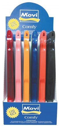 Shoe Horn 65cm Floor Display Box (60 assorted colours) - Shoe Care Products/Shoe Horns