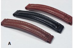 Leather Handles Flat for Brief Cases 155mm x 25mm MANCL - Fittings/Handles