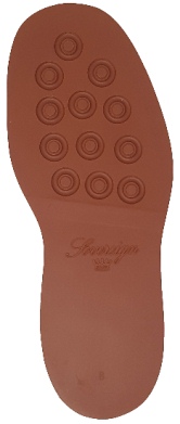 Sovereign Studded Soles Brick Red (pair)