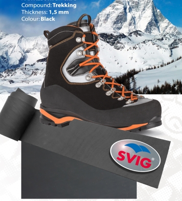 Svig LA250 1.5mm Cover Sheet Black 69cm x 79cm - Shoe Repair Materials/Sheeting