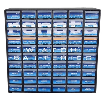 Renata Battery Storage Box - Watch Accessories & Batteries/Watch Strap Display Stands