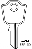 Hook 3990.. ESP-4d - Keys/Cylinder Keys- General