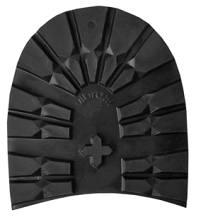 Vibram Roccia Walkabout Heels 9mm Black (10 pair) - Shoe Repair Materials/Heels-Mens