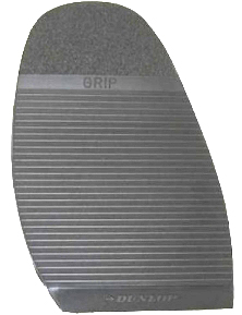 Dunlop Grip Black Soles (10 pair) - Shoe Repair Materials/Soles