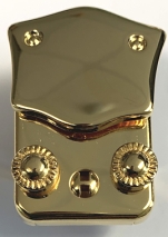 81779 Tuck Lock Gold 27mm x 30mm - Fittings/Tuck Locks