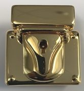 82092 Tuc Lock Gold 35mm x 50mm - Fittings/Tuck Locks
