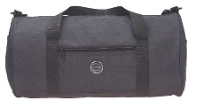 2633 40cm/16 Barrel Holdall with Zip Pocket - Leather Goods & Bags/Holdalls & Bags