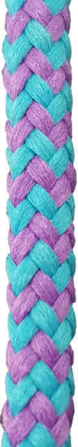Climbing Boot Laces Loose Aqua/Purple Laces 150cm (per pair) - Shoe Care Products/Shoe String Laces