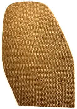 Topy Vera Soles 2.5mm Caramel (10 pair) - Shoe Repair Materials/Soles