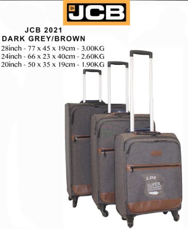..JCB2021 Luggage Set 3 Piece 20 24 and 28