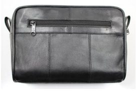 MWB01A Mens Leather Wash Bag - Leather Goods & Bags/Bum Bags & Small Leather Bags