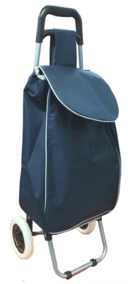 JBST06 Navy Blue Shopping Trolley 56cm x 31cm x 22cm - Leather Goods & Bags/Shopping Trolleys